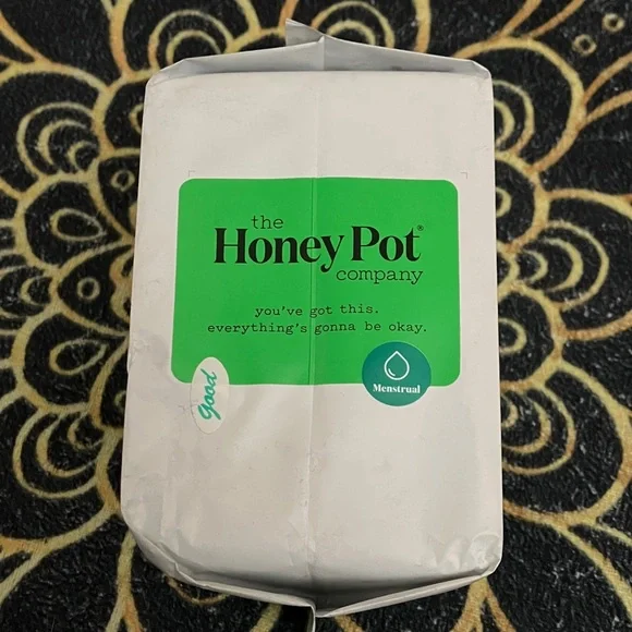 The Honey Pot Company Herbal-Infused Liners, 100% Organic Cotton Heavy Flow 20ct - Picture 4 of 8